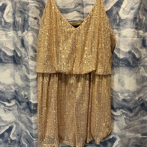 SHEIN gold romper